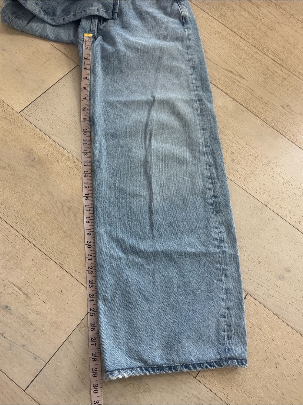 Agolde Low Curve Jeans barrel wide leg Size 28 In Force - Picture 10 of 12